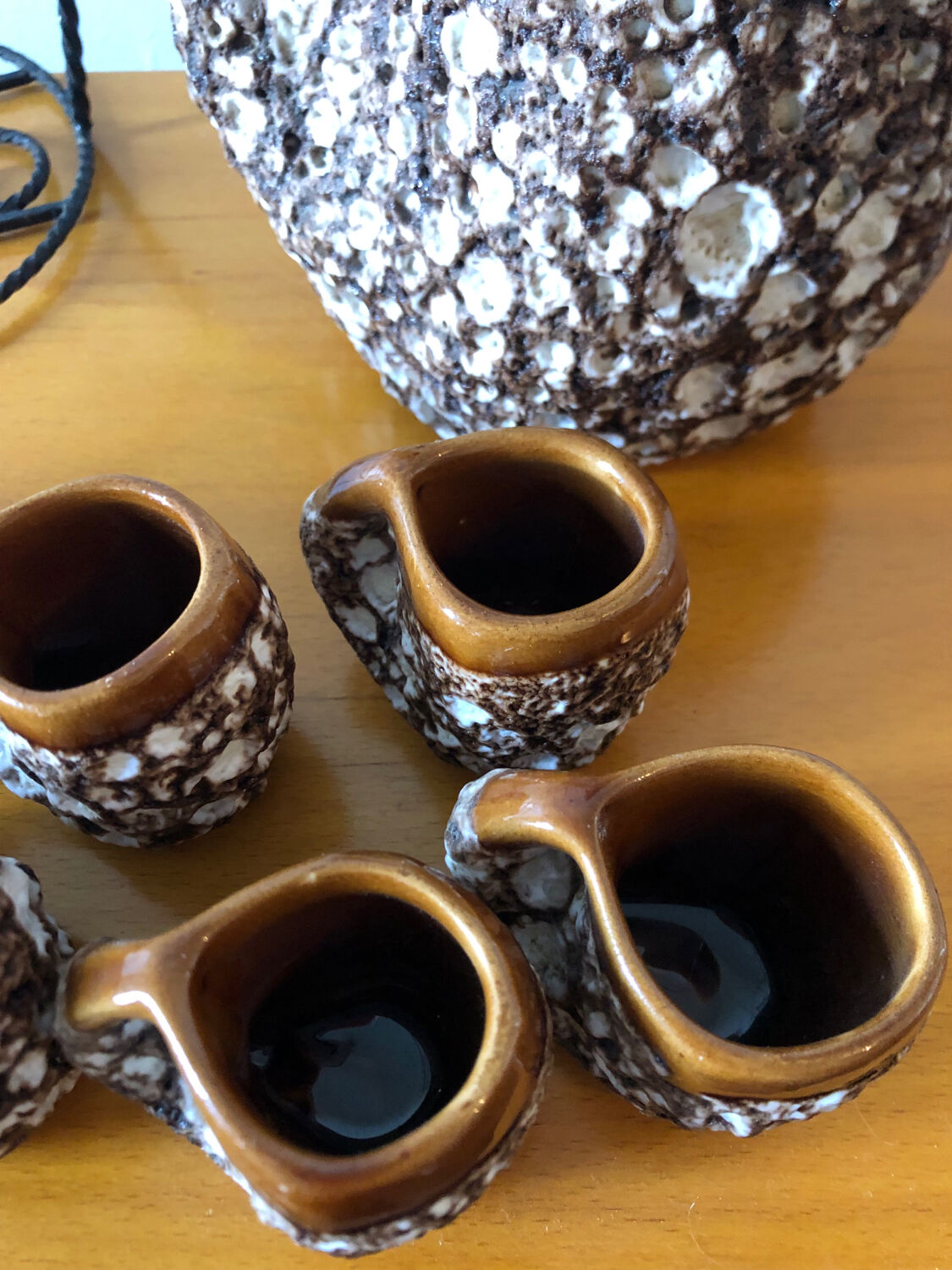 Vallauris fatlava liqueur set