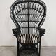 Vintage Emmanuelle chair in rattan 1970s