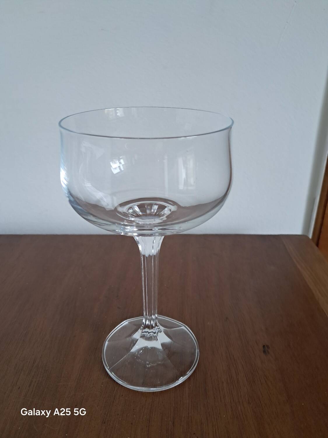 6 Diana Bohemian Crystal Champagne Glasses