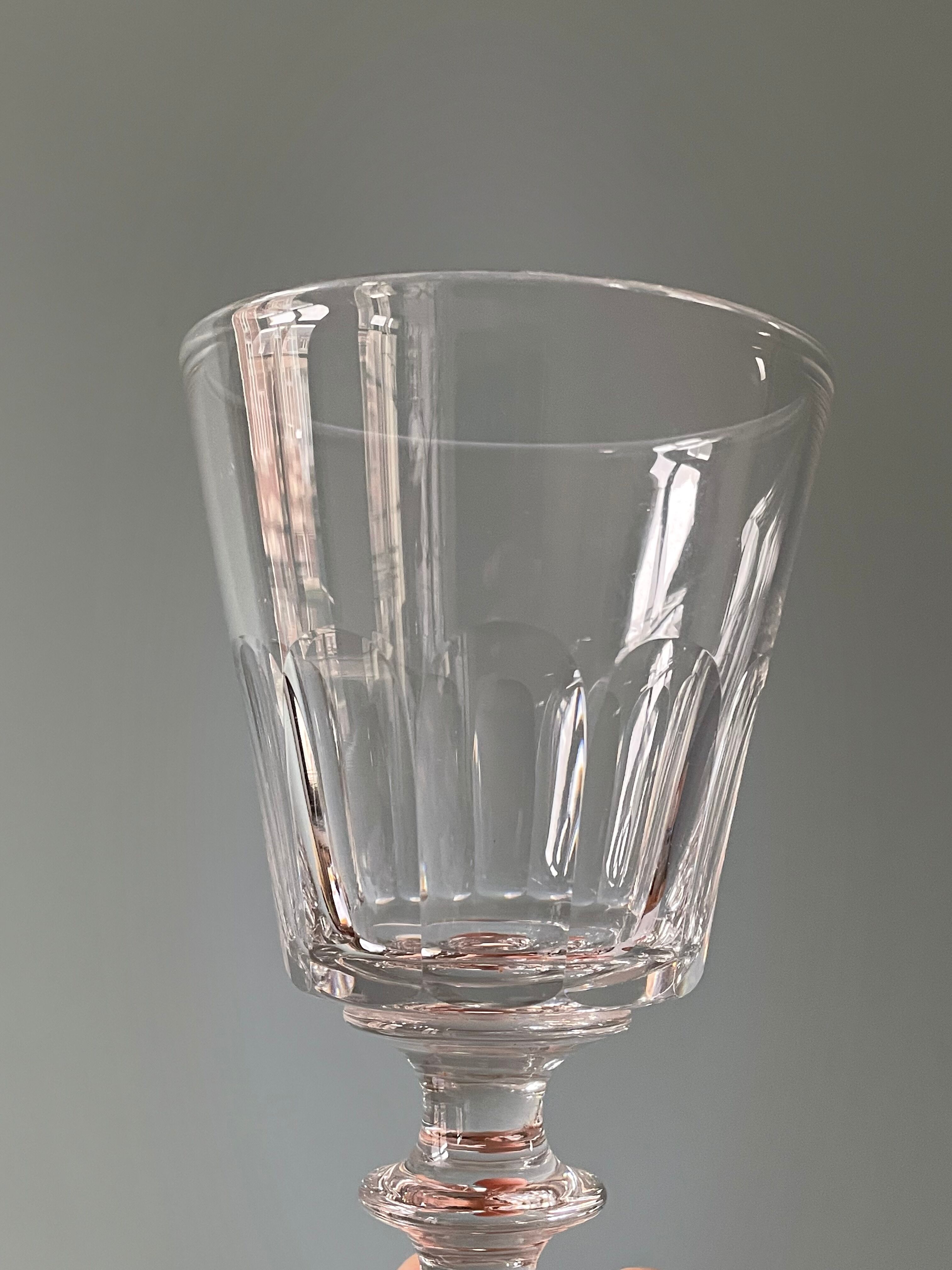 Lot de 6 verres XIXème en cristal Baccarat