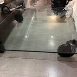 GAE AULENTI GLASS COFFEE TABLE - FONTANA ARTE
