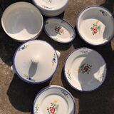 Magnificent antique Digoin & Sarreguemines dinnerware set – 25 pieces