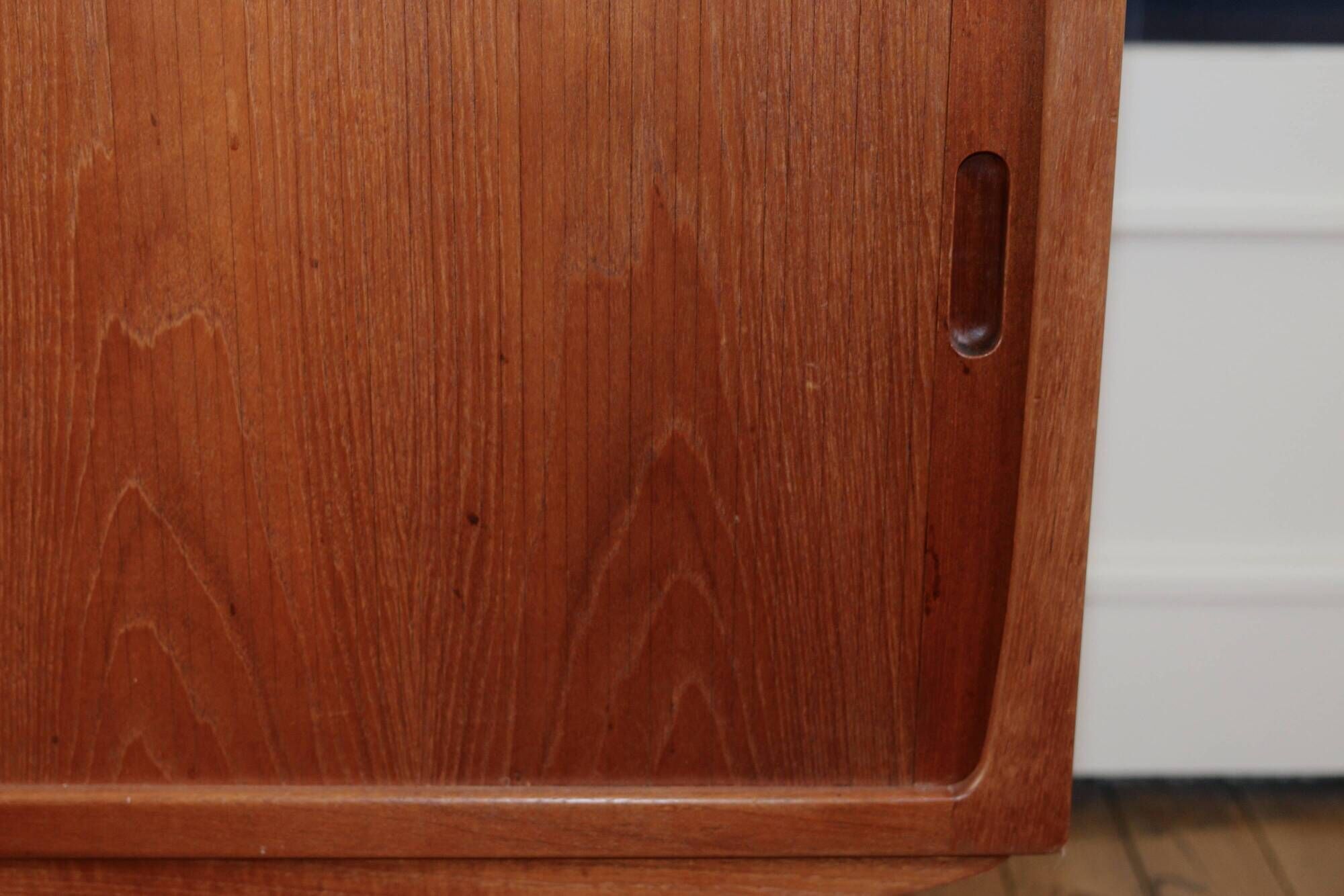 Large vintage Danish teak sideboard from the 1960s.