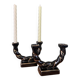 Ceramic twisted candle holder