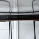 Series of 3 black and transparent Plia chairs Giancalo Piretti for Castelli, 1980.
