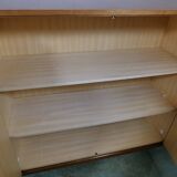Buffet vintage en noyer, commode vintage, 1960