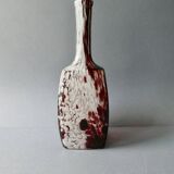 Blown glass bottle vase, Clichy glassworks