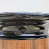 Rare : Bar Demi Lune Art déco Palissandre Marbre circa 1950 / 3 tabourets