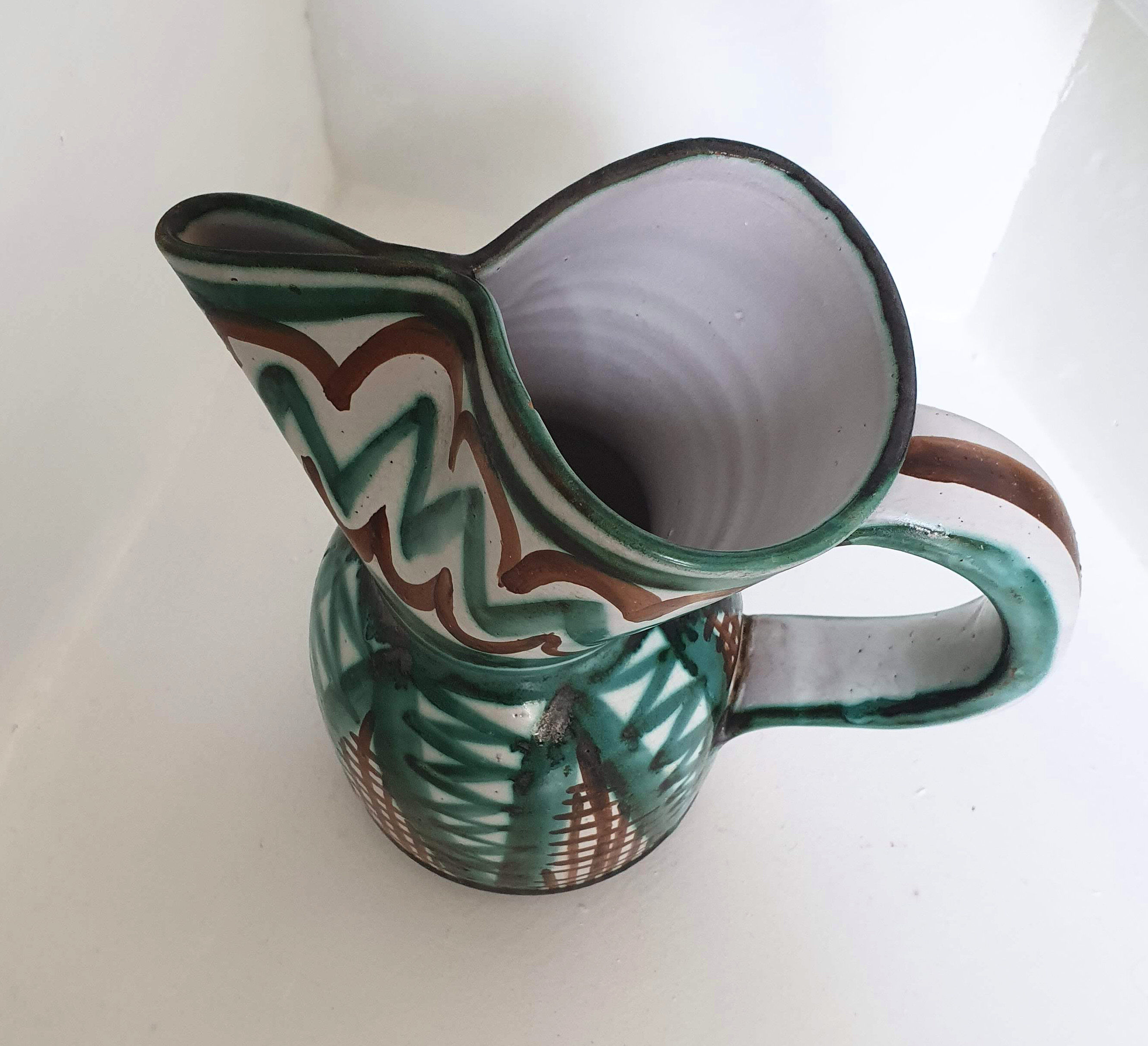 Robert Picault Vallauris ceramic pitcher