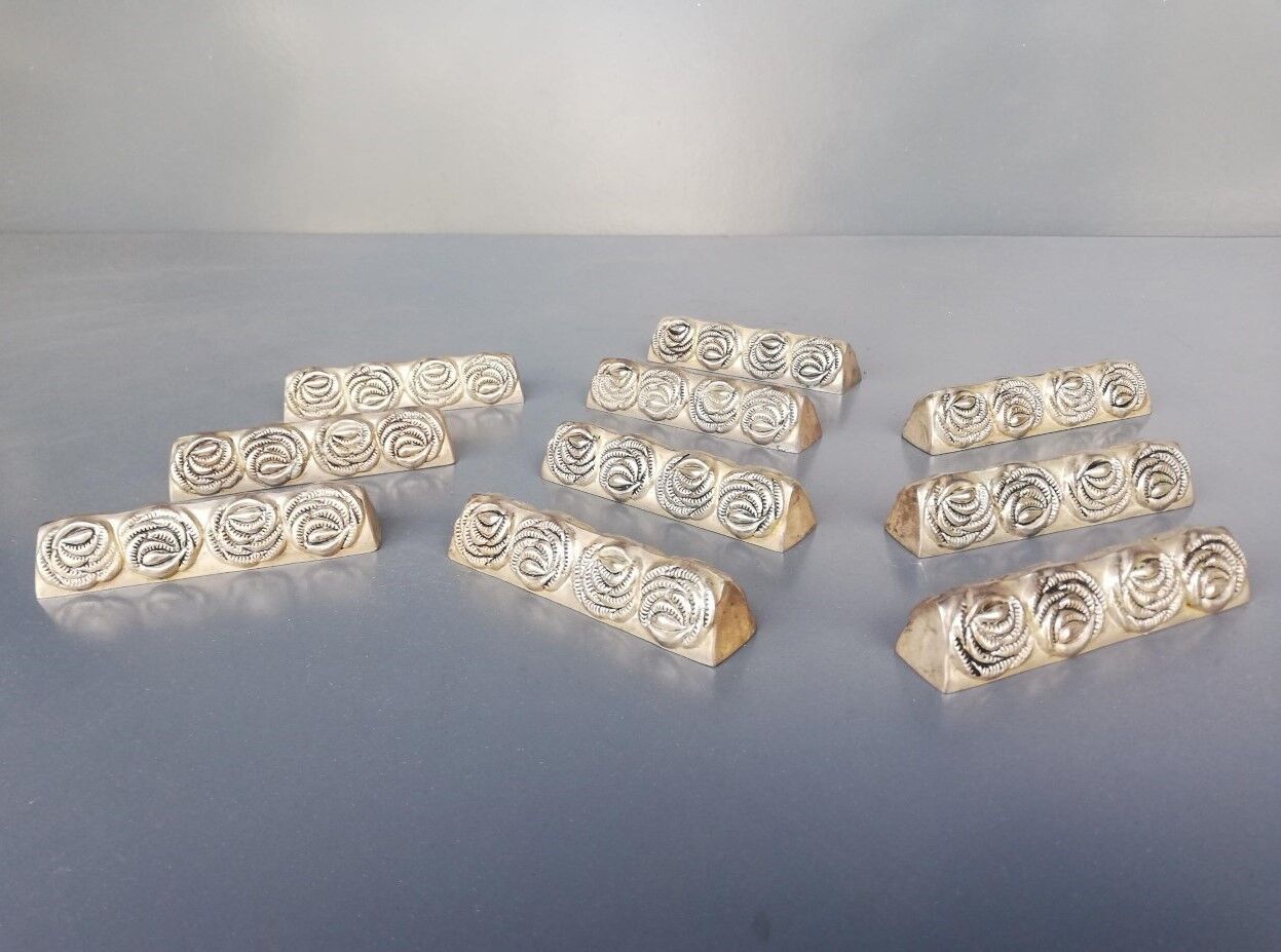 Set of 10 vintage knife holders