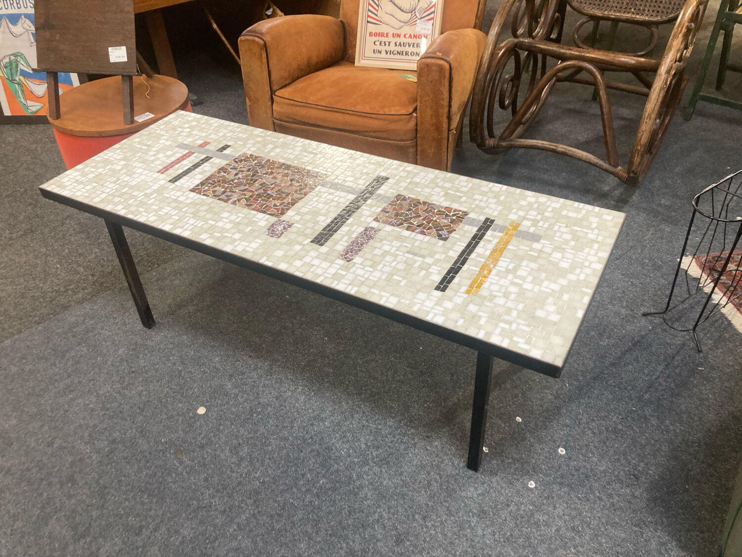 Mosaic coffee table