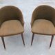 Paire de fauteuils cocktail vintage, 1950