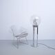 Lampe de sol Sputnik en chrome par Doria Leuchten, années 1970.
