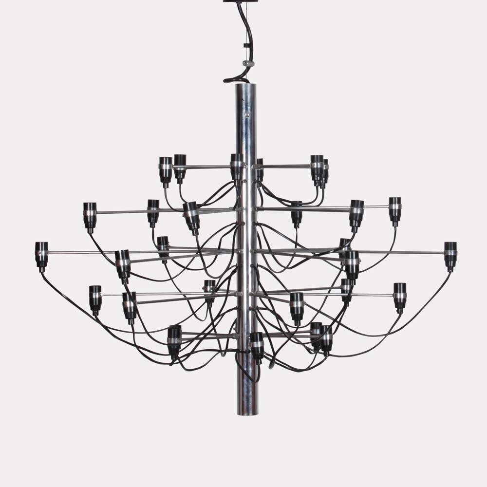 Chandelier by Gino Sarfatti, model 2097/30, Arteluce edition, 1970