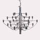 Chandelier by Gino Sarfatti, model 2097/30, Arteluce edition, 1970