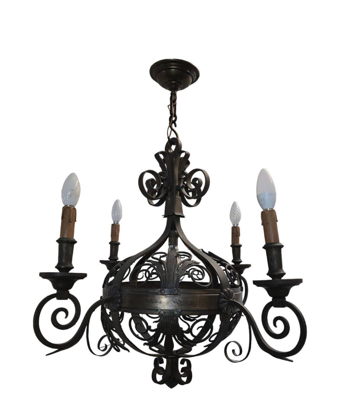 wrought iron chandelier