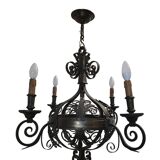 wrought iron chandelier