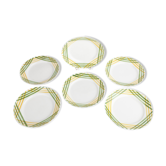 Lot of 6 plates Moulin des Loups