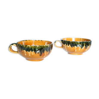 Set of two bowls, Pottery Maine, Vintage