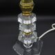 Pied de lampe en cristal