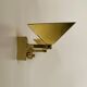 Pair of vintage wall lights, brass, Italy 1970