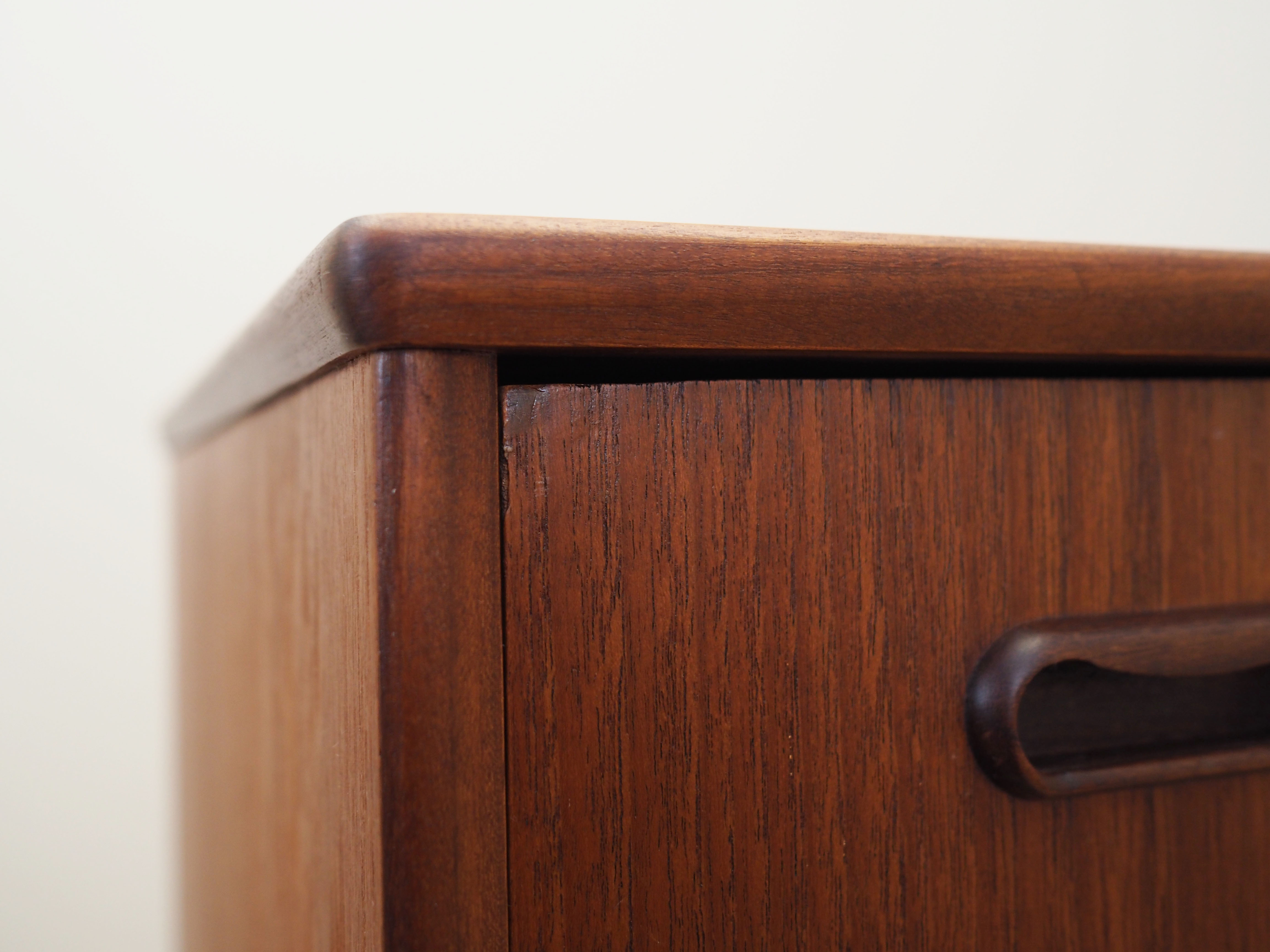 Teak chest of drawers, danish design, 60s, made in denmark