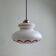 Vintage opaline suspension light from the 1970s