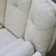 Pair of leather “space age” armchairs. Cream colour". Circa 1970.