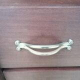 Small wooden veneer Art Deco chest of drawers.