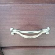 Small veneered wooden Art Deco chest of drawers.