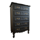 Vintage black chiffonier