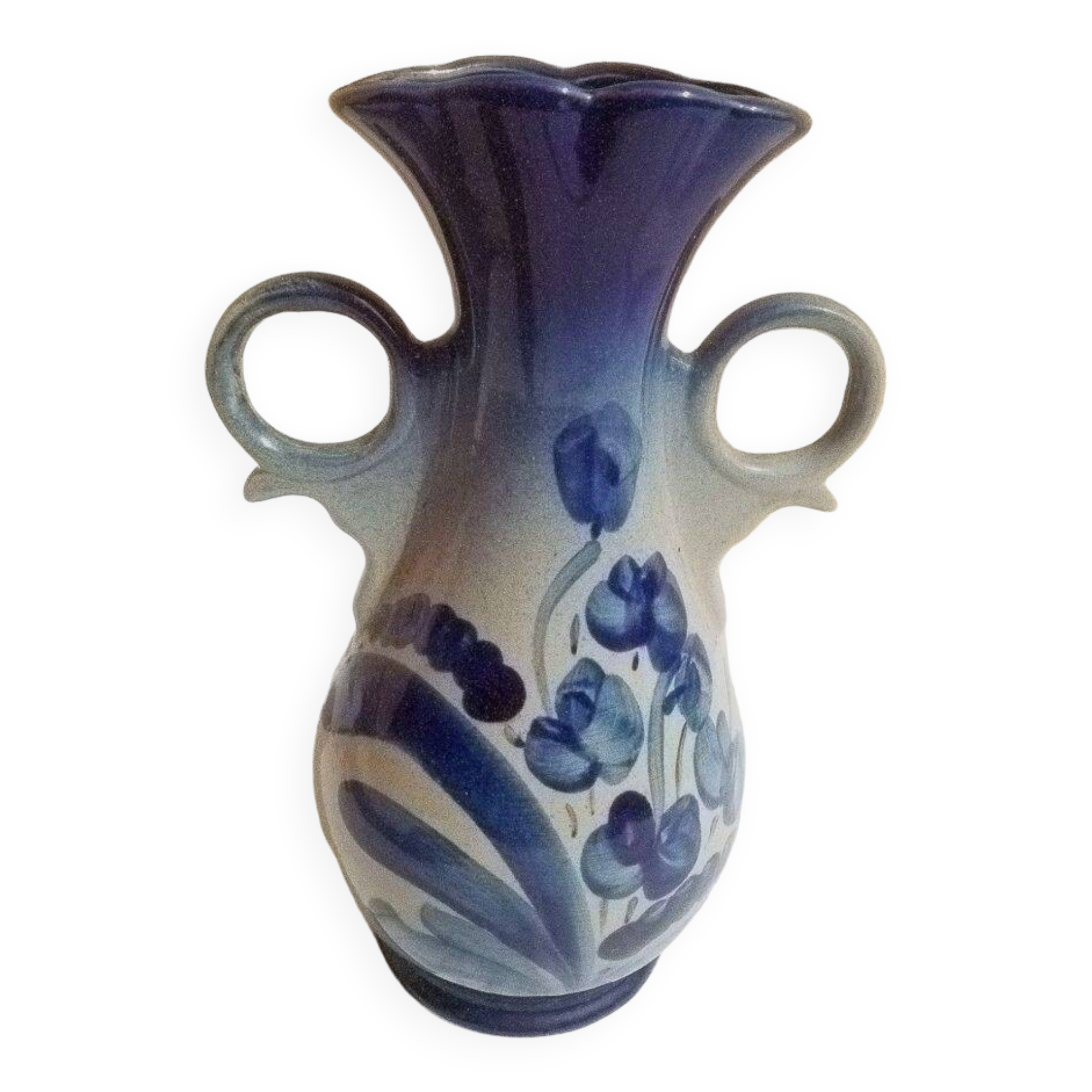 Alsace stoneware vase by Dany Tonin