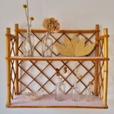 Rattan shelf