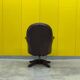 Brown leather chesterfield directors armchair