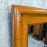 Rectangular wooden mirror