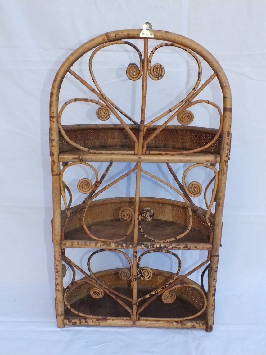 Rattan Peacock shelf