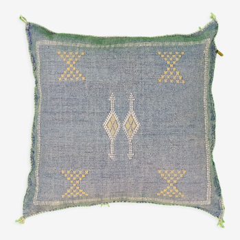 Coussin berbère sabra bleu jean