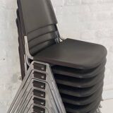 Vintage Knoll International 1601 Model stackable chairs 1970s