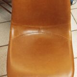 Set of 2 Vintage Faux Leather Chairs
