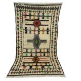 Handmade wool berber rug 250 x 150 cm