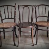 Triangle canned bistro chair