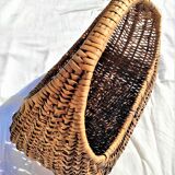 basket style Brigitte Bardot wicker and wood around the 60s
