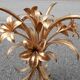 Gold metal side table 1970