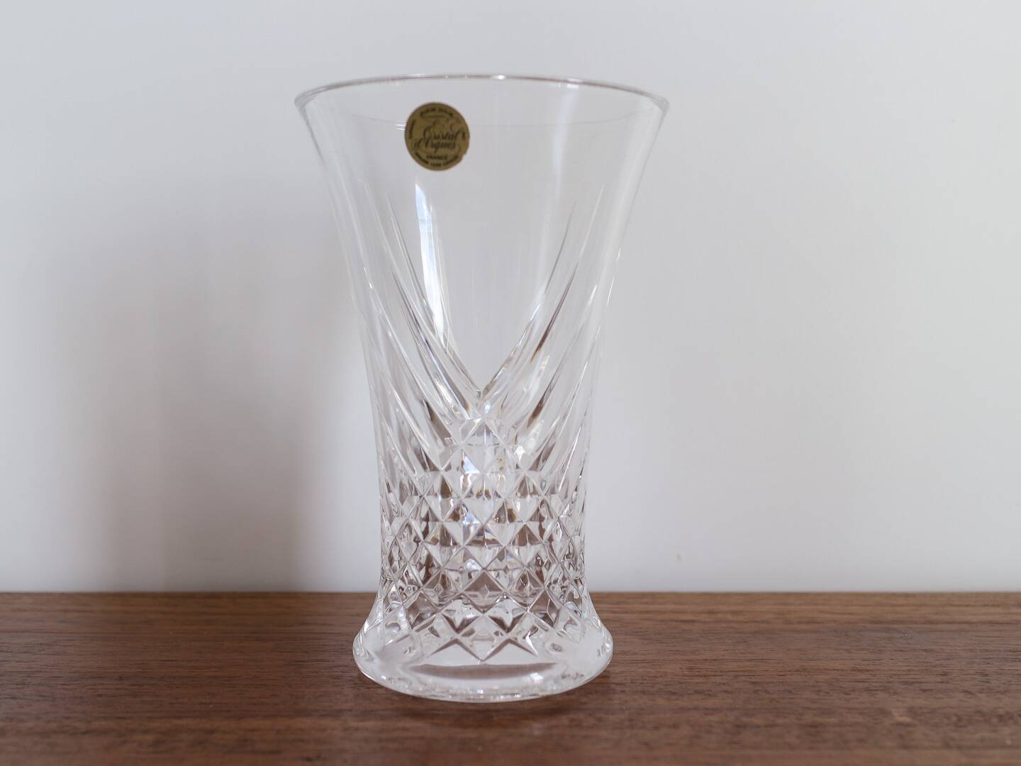 Arques crystal vase