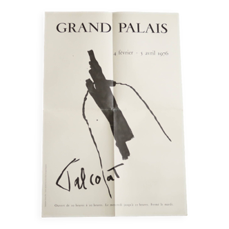 Pierre Tal Coat exhibition poster at the Grand Palais 1976