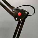 Unilux - Lampe de bureau articulée noire 2 bras - Années 1980/90