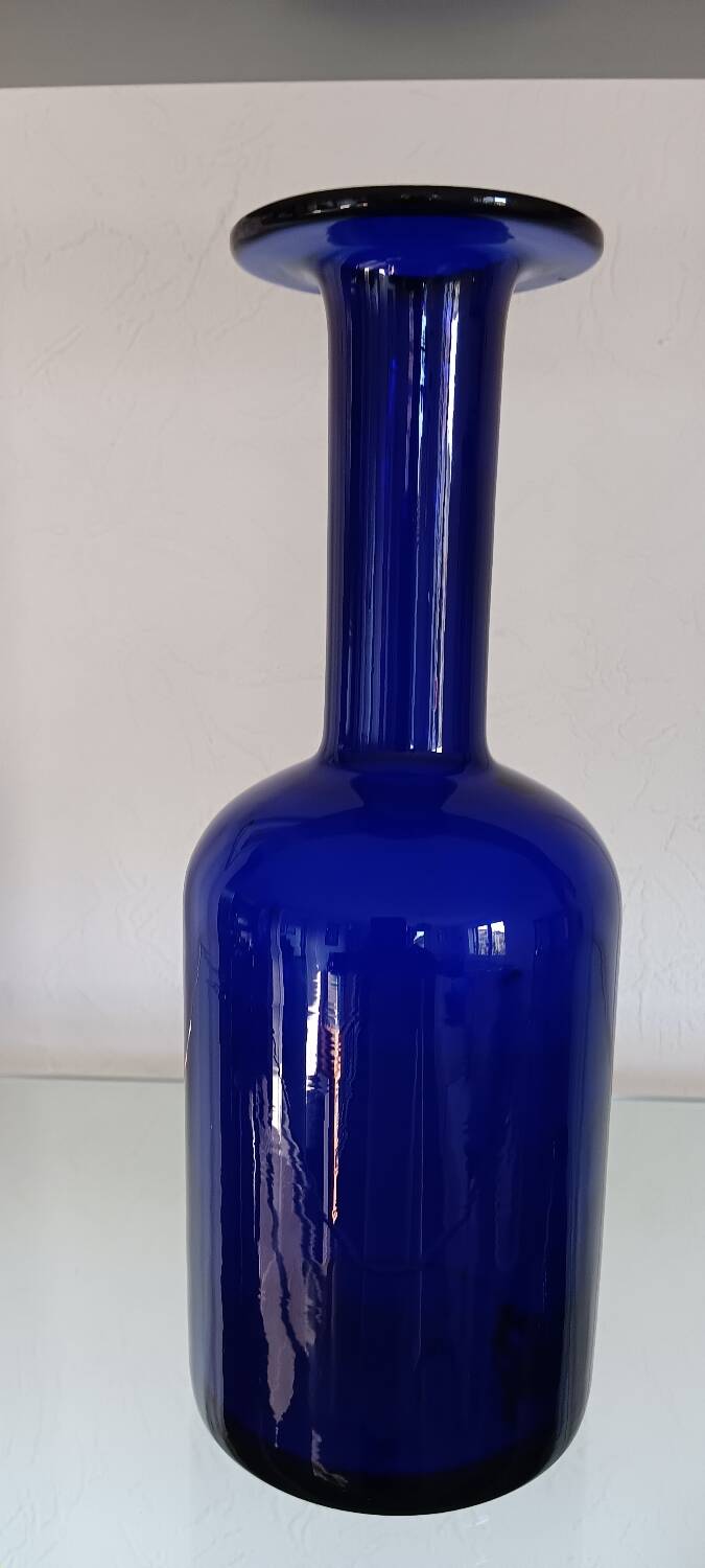 GUL vase by Otto Brauer for Holmegaard - Denmark