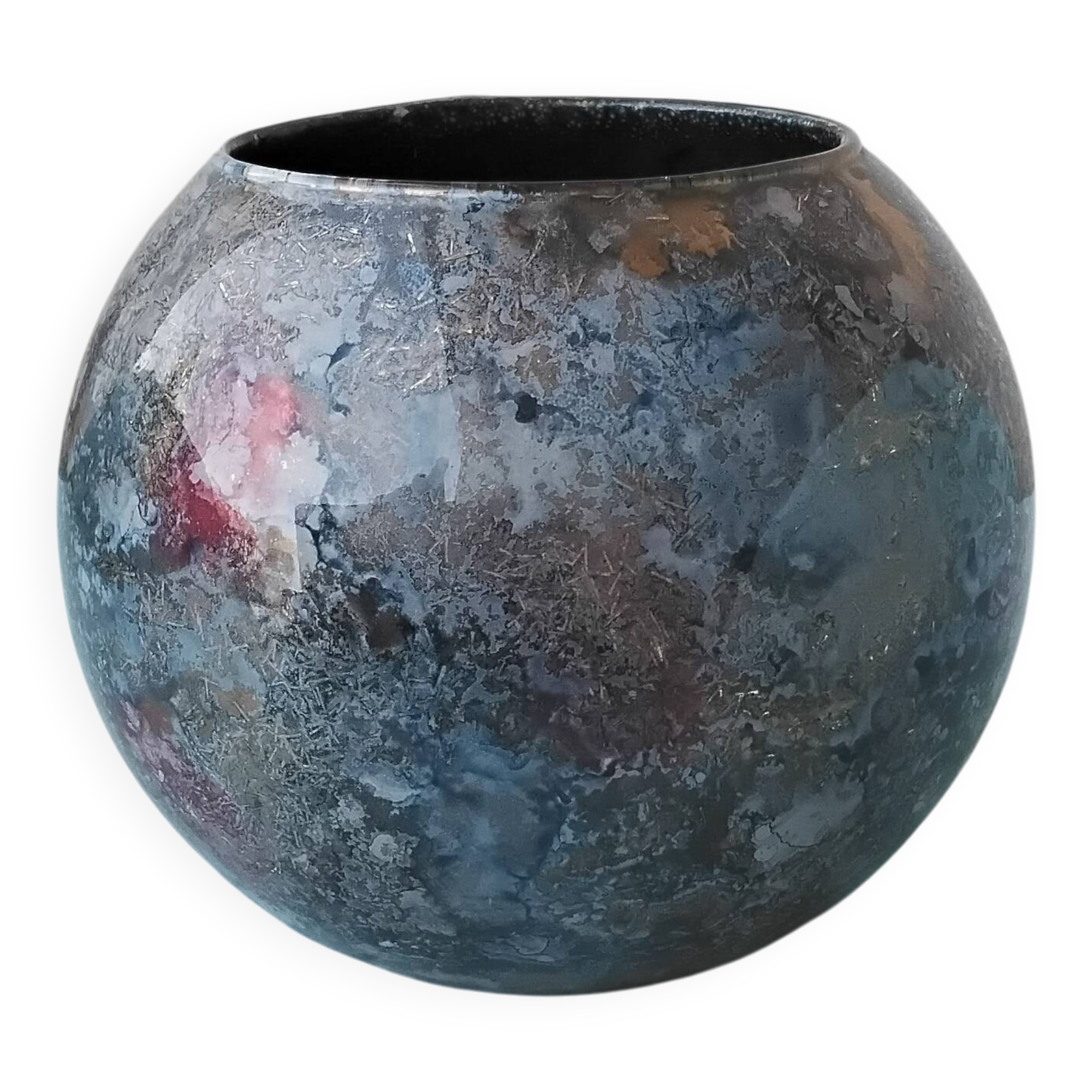 Vase en verre Jean-Noël Bouillet