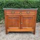 Ancien Buffet parisien en chêne et marbre