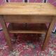 Vintage pine toilet table